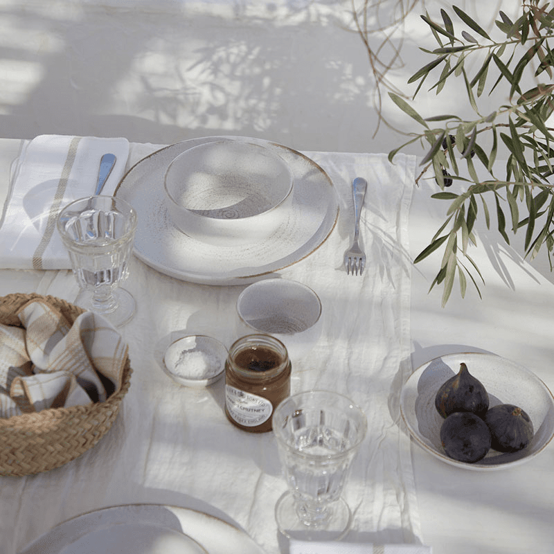 Vermont Serving Bowl, Cream