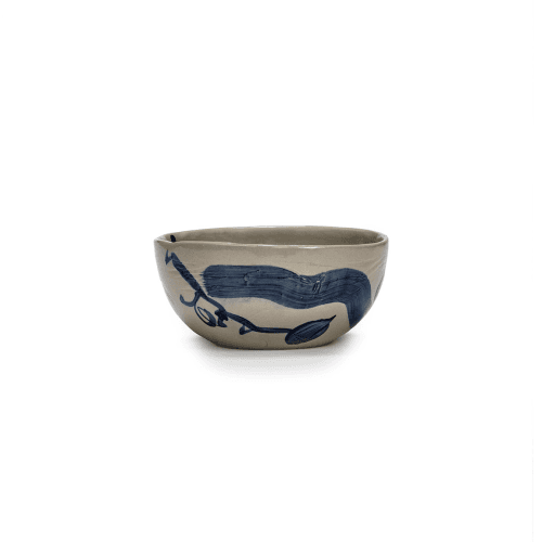 Image showing the Sophia by Marie Michielssen Set of 2 Soup Bowls, Beige Blue product.