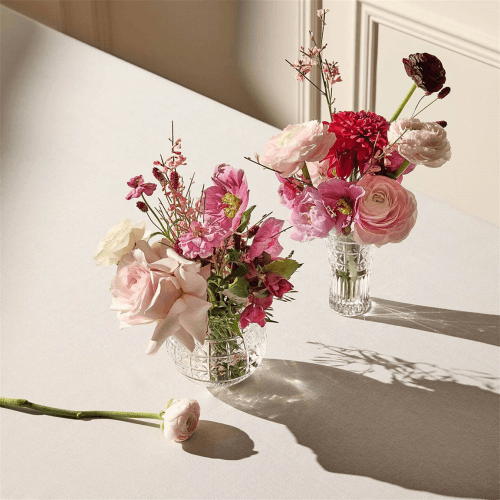 Image showing the Mastercraft Irish Lace Vase, Clear product.