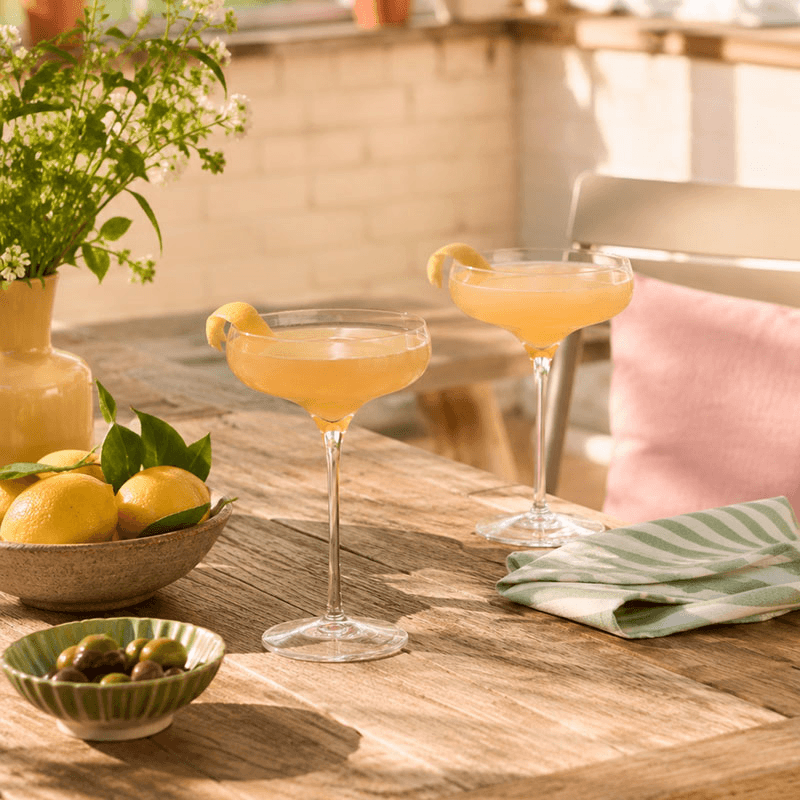 Juno Set of 2 Champagne Saucers