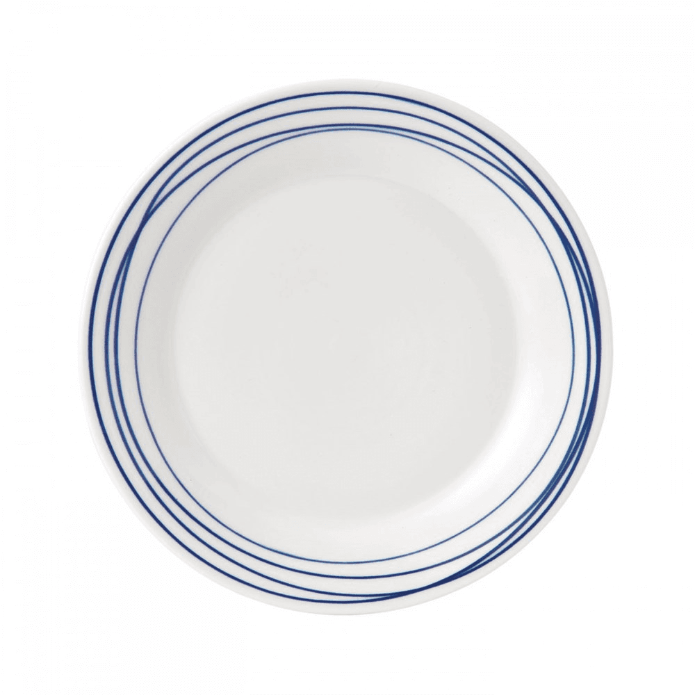 Pacific - Lines Dessert plate, 23cm, Blue