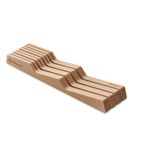Image showing the Hornbeam 7-slot In-Drawer Knife Organiser, Beech product.