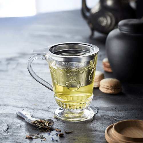 Image showing the Versailles Infuser Mug, Clear product.