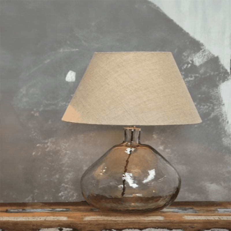 Baba Glass Lamp, H42cm, Clear