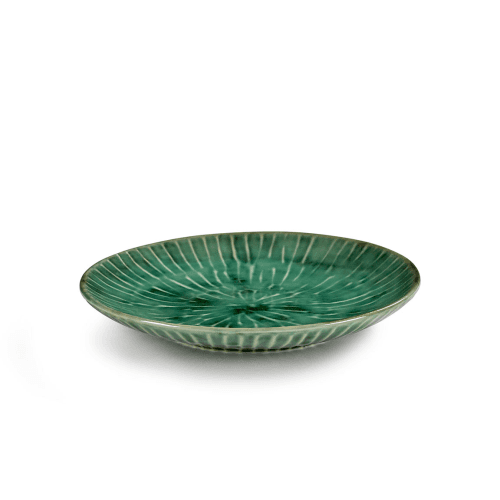 Image showing the Verde Lanza by Pascale Naessen Set of 2 Starter Plates, Green product.