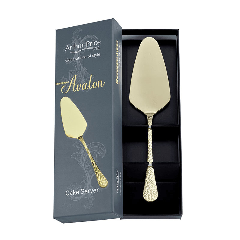 Avalon Cake Server, L24.5cm, Champagne