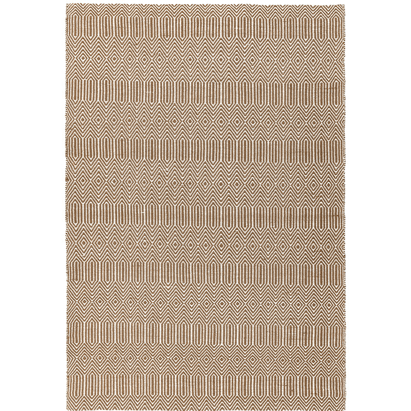 Sloan ethnic flatweave runner, 160 x 230cm, Taupe