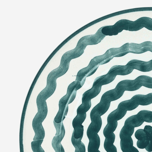 Image showing the Ondas Side Plate, Teal product.