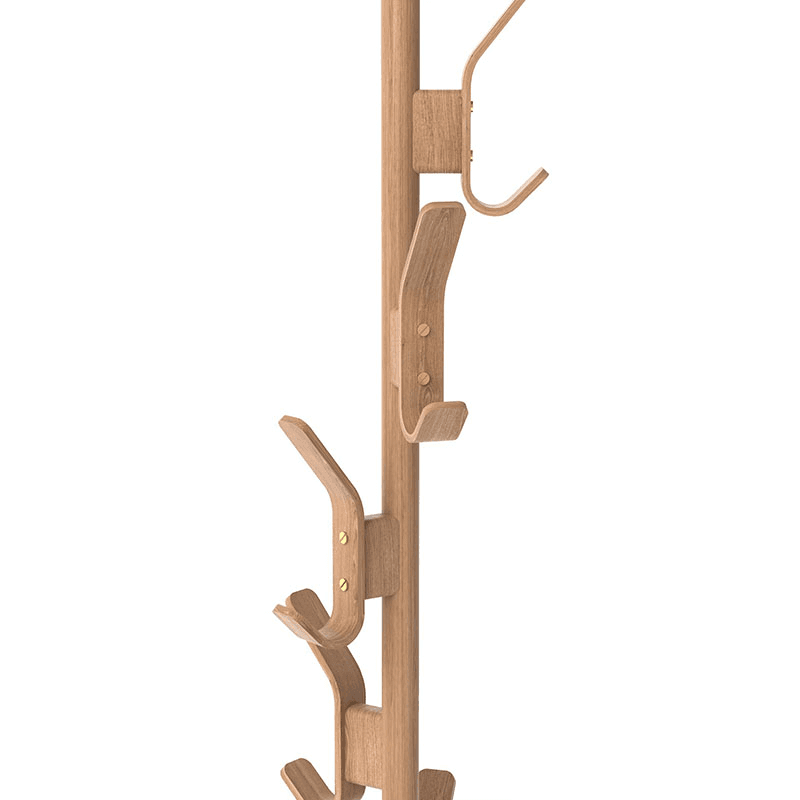 Right Hook Coat Stand, Oak