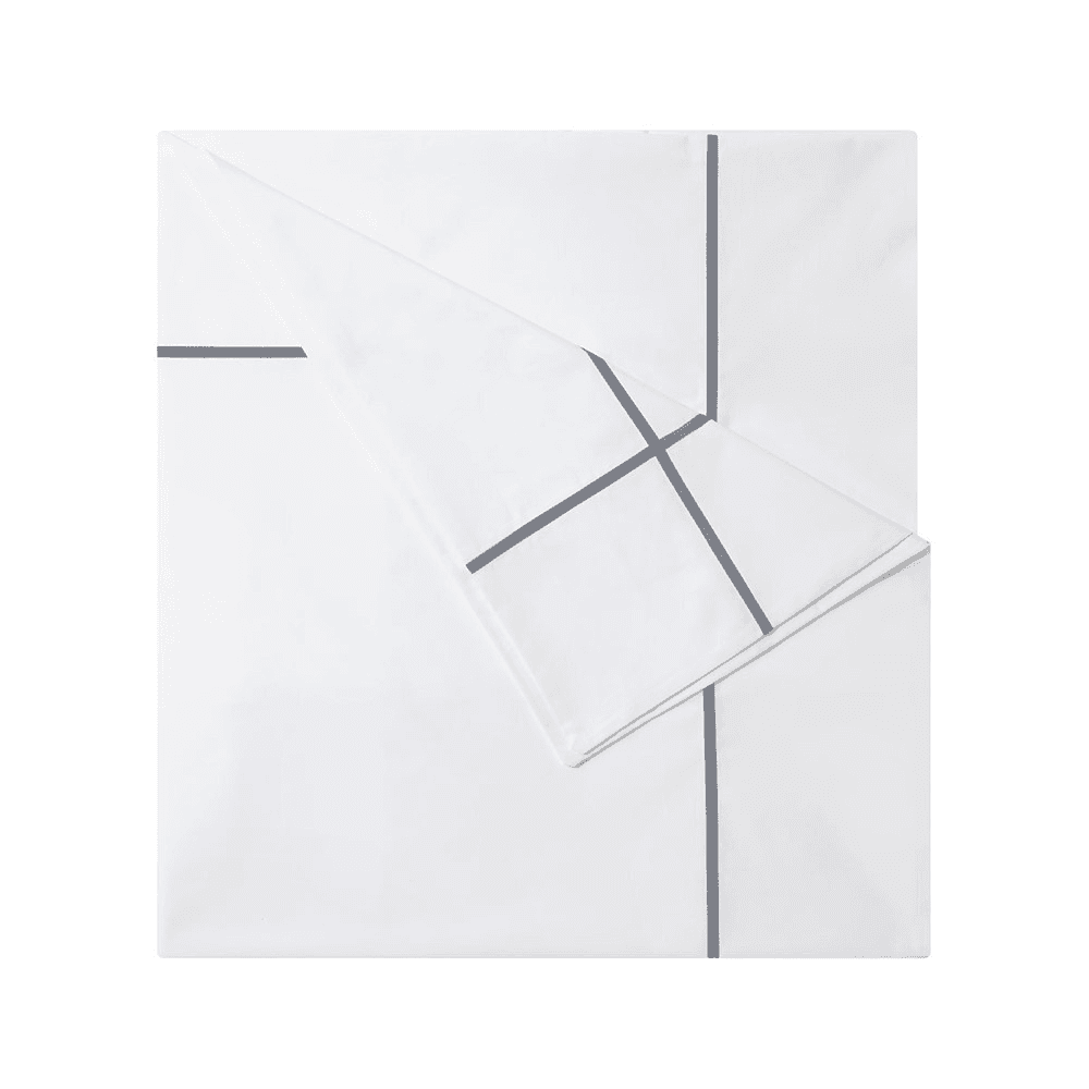 Athena - 500 Thread Count Cotton Percale King duvet cover, 240 x 220cm, Platine