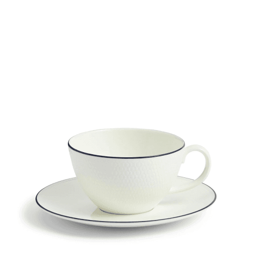 Image showing the Gio Teacup & Saucer, Blue product.