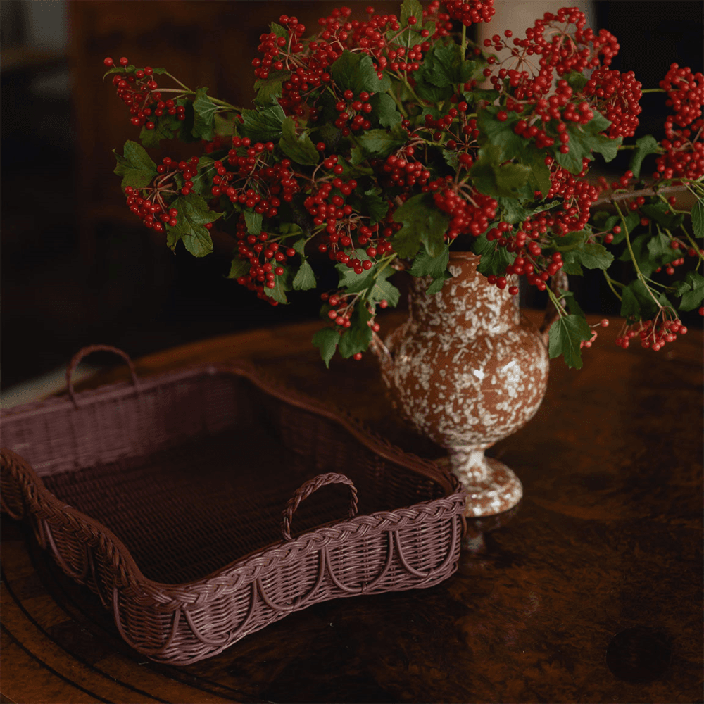 Hadley Rattan Tray