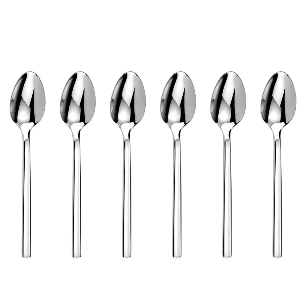 Horizon Set of 6 Teaspoons, Stainless Steel