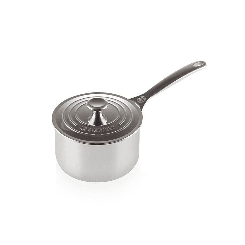 Signature Uncoated Saucepan with lid
