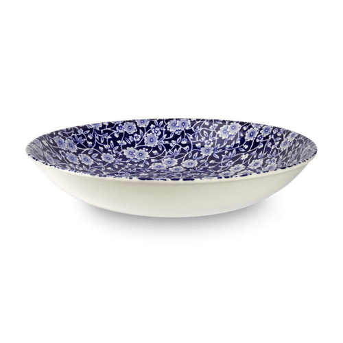 Image showing the Calico Pasta Bowl, Blue product.