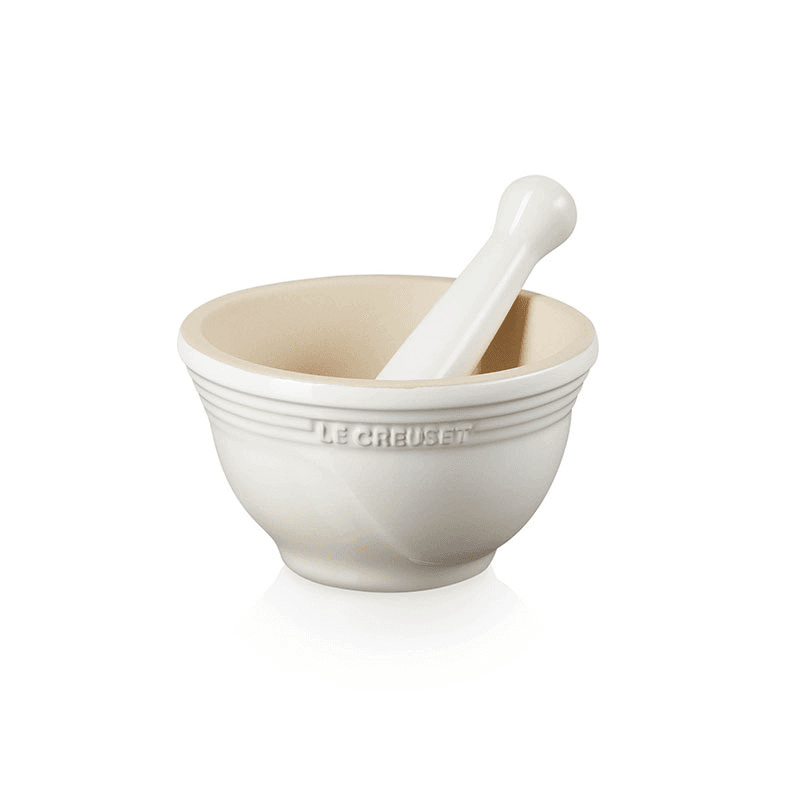 Stoneware Pestle & Mortar, Meringue
