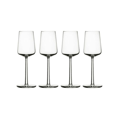 Image showing the Essence Set of 4 Wine Glasses, Clear product.
