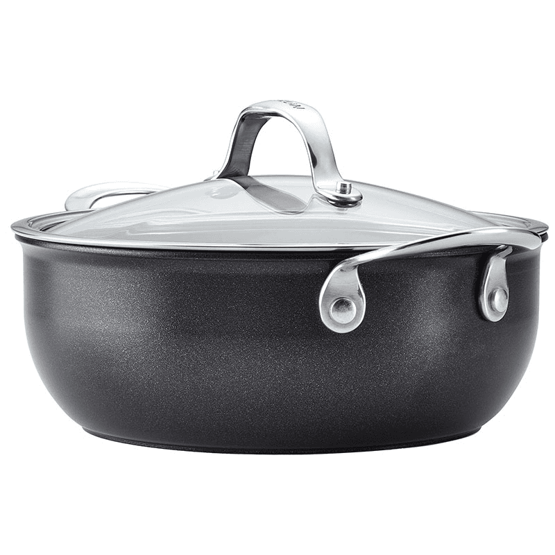 Anolon X Casserole, 24cm, Black