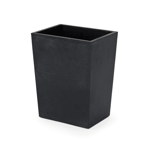 Image showing the 280 Mezza Rectangular bin, H28 x W22 x D16.5cm, Black product.
