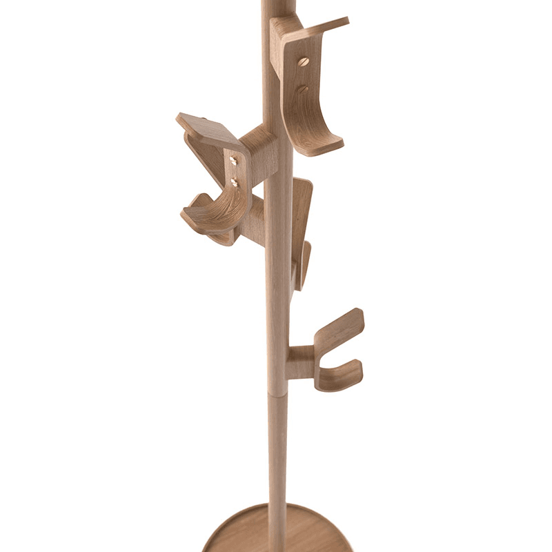 Right Hook Coat Stand, Oak