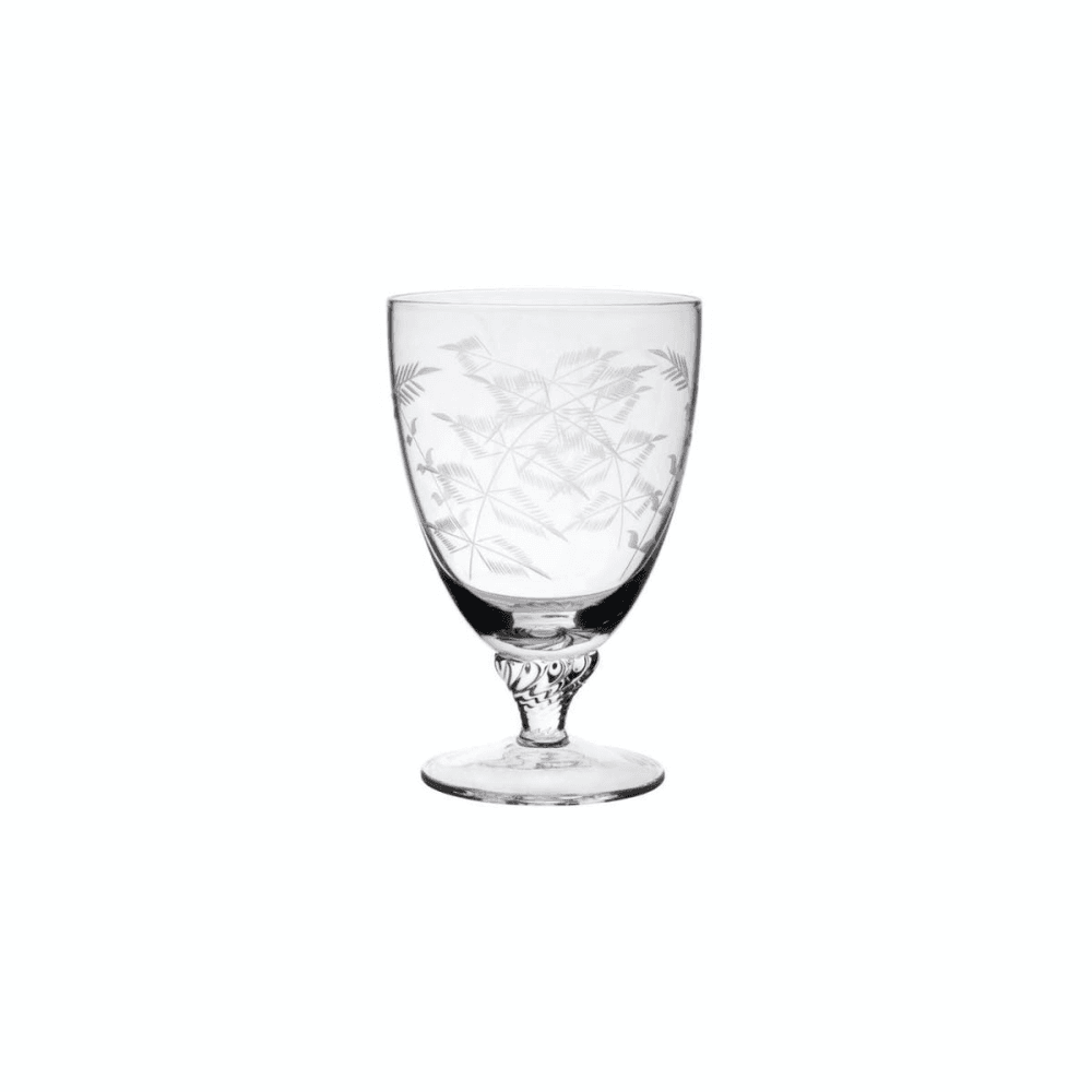 Fern Set of 6 bistro glasses, Crystal