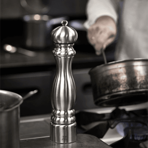 Image showing the Paris U'select Pepper mill, 18cm, stainless steel product.