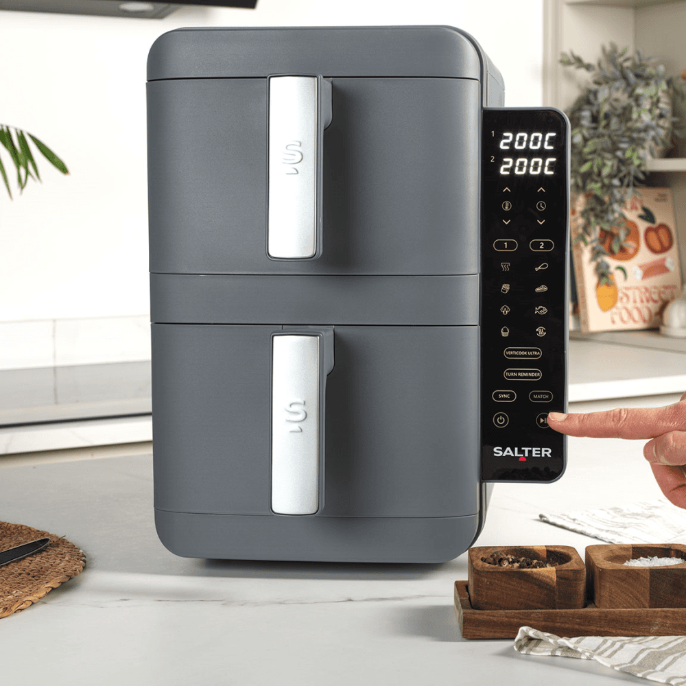 Toronto VertiLayer Stack Air Fryer, Grey