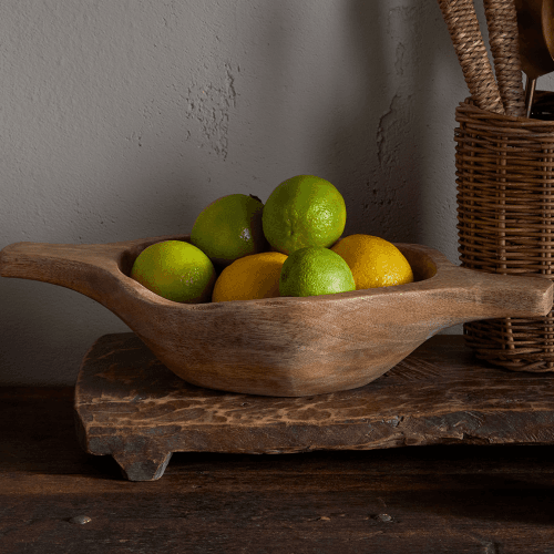 Image showing the Naashta Handled Serving Bowl product.