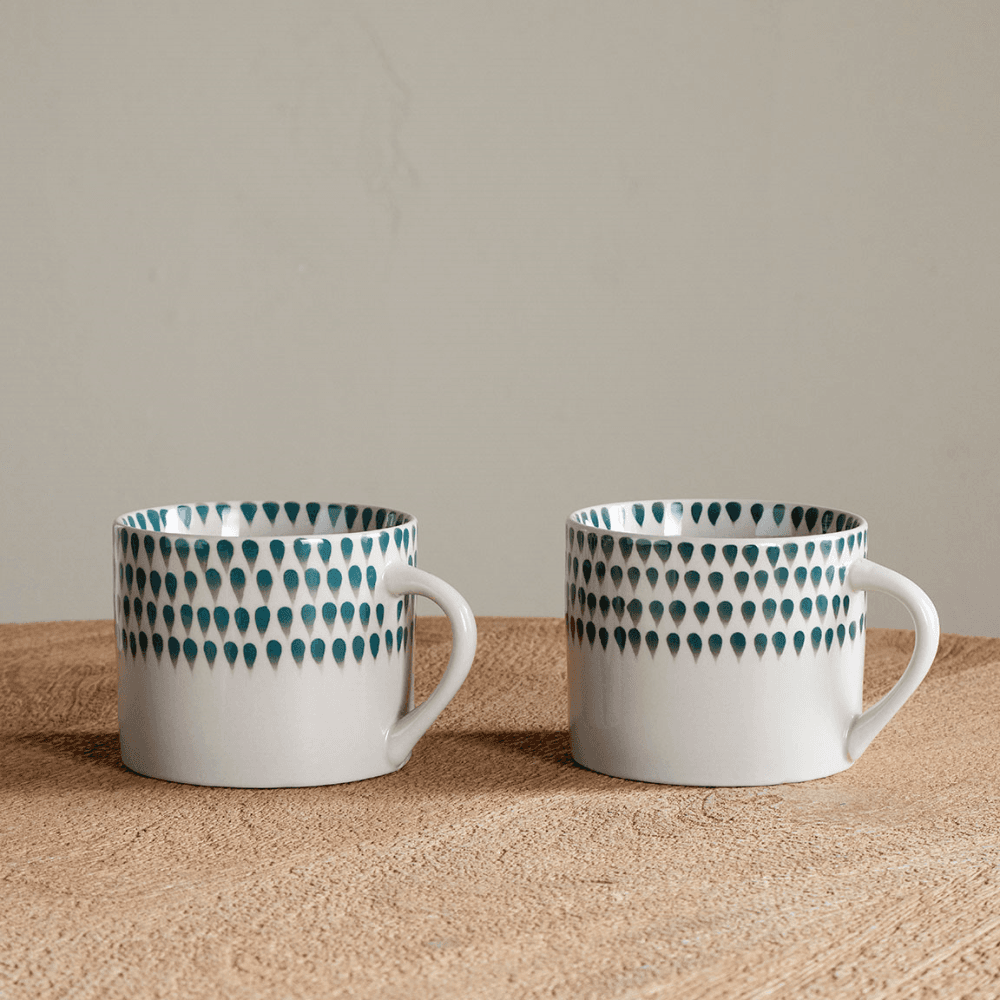 Juniper Drop Set of 2 Mugs