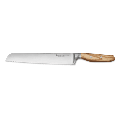 Image showing the Amici Precision Double-Serrated Bread Knife, Brown product.