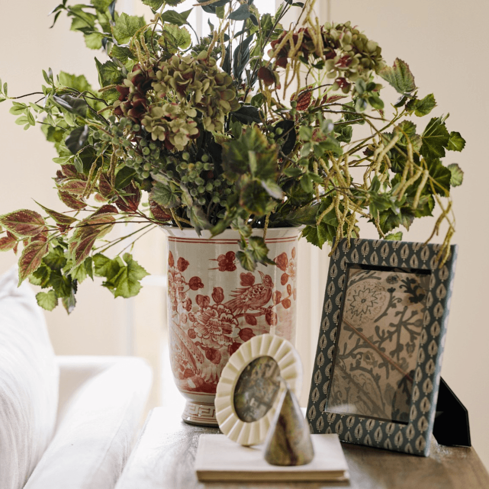 Ocellus Set of 2 Photo Frames, Grey Green