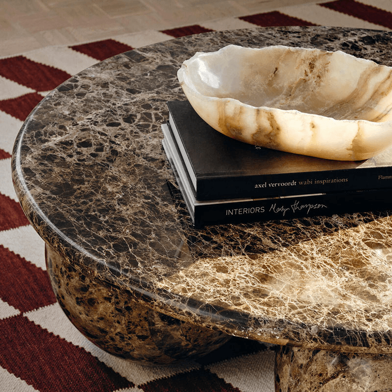 Liston Onyx Bowl, H10 x W30 x D5.5cm, Cream