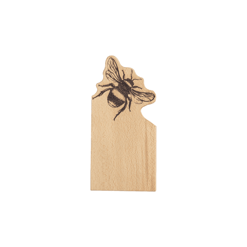 Image showing the Bee Oak Serving Board, Natural product.
