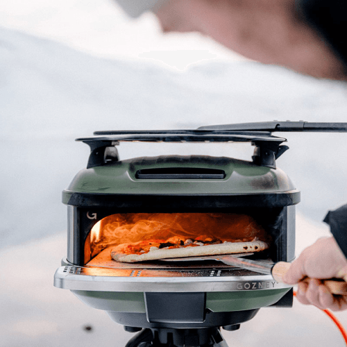 Image showing the Tread Portable Pizza Oven, H48cm, Olive product.