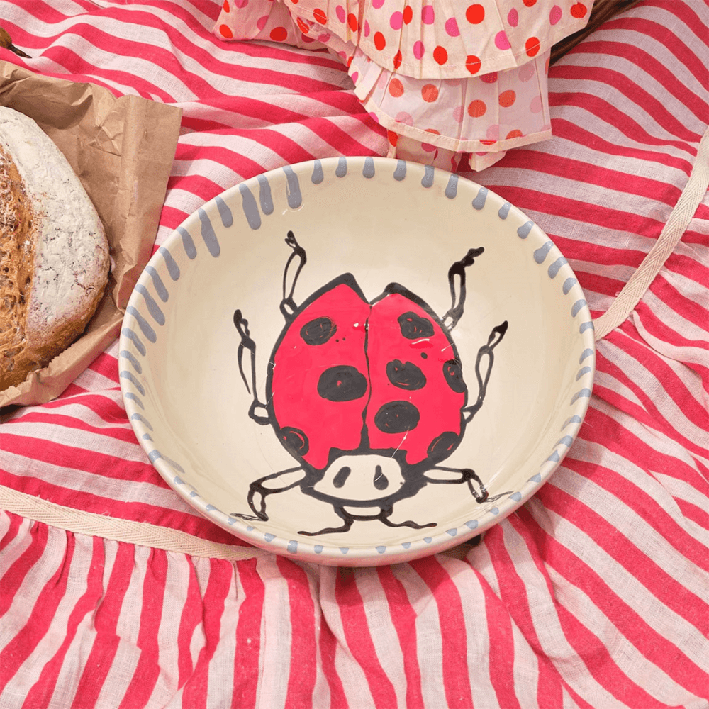Ceramic Bowl, Ladybird