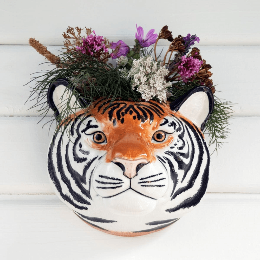 Tiger Wall vase, L17 x D16 x H16cm