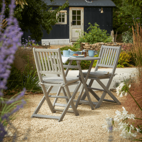 Image showing the Ravenna Bistro Set, Grey product.