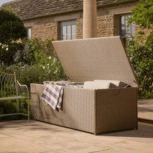 Image showing the Column Storage Box, Large, Brown product.