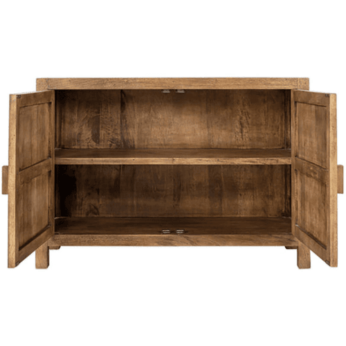 Image showing the Yasha Mango Wood Sideboard, 85 x 122cm, Natural product.