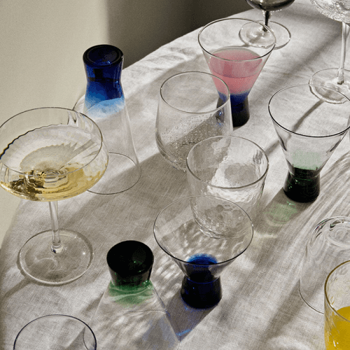 Image showing the Konus Set of 2 Cocktail Glasses, 250ml, Intense Blue product.