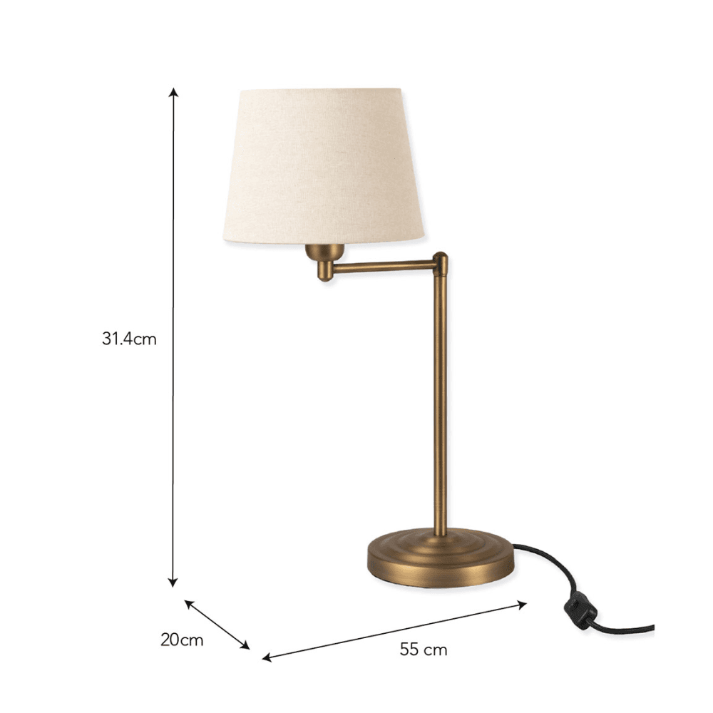 Peartree  Table Lamp, Antique Bronze