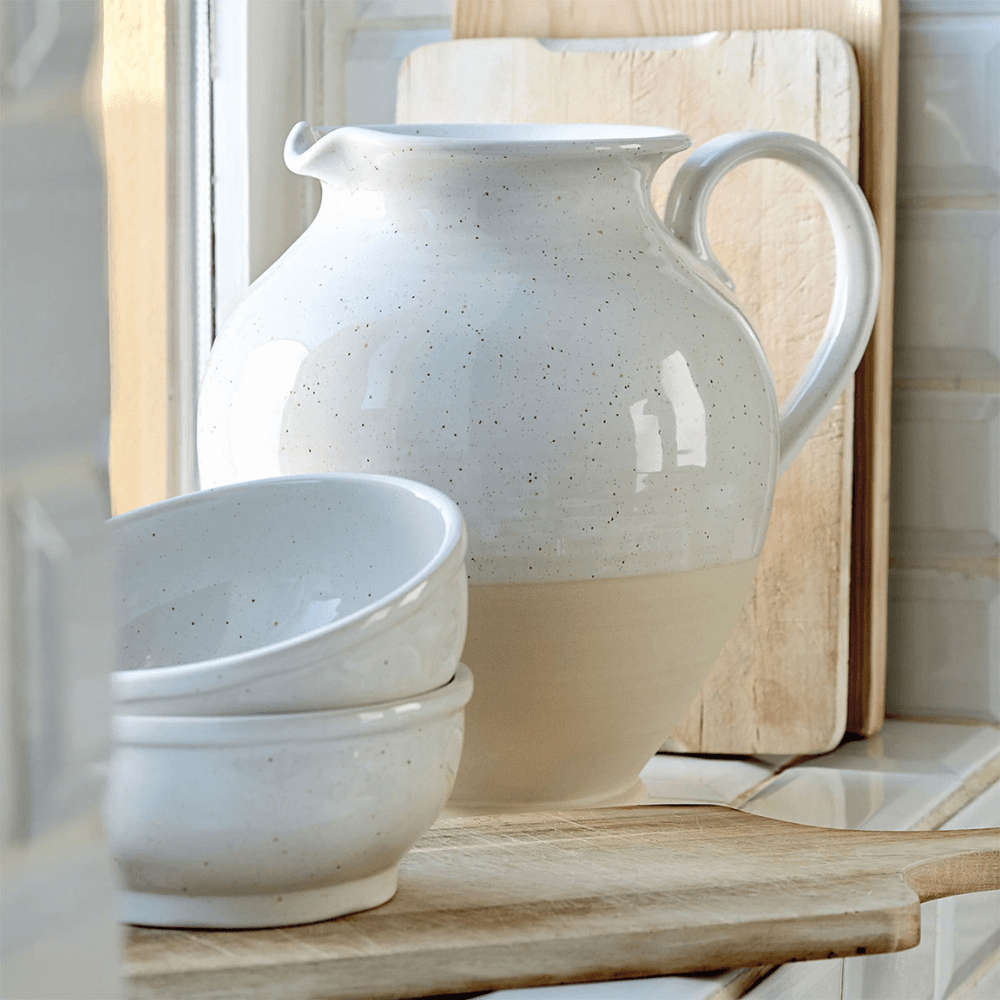 Fattoria Large pitcher, White