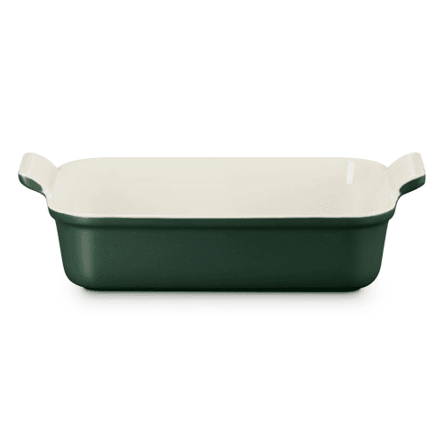Image showing the Stoneware Heritage Rectangular Dish, Forêt product.