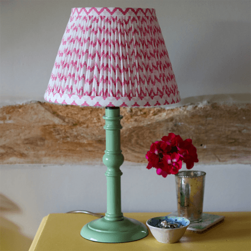 Image showing the Truncus Lamp Base, 25cm, F&B Folly Green product.
