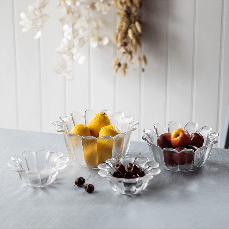 Daisy Bowl, D21.5cm, Clear