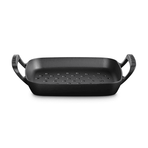 Image showing the BBQ Square Grill Cooking Basket, D3.7 cm, Satin Black product.