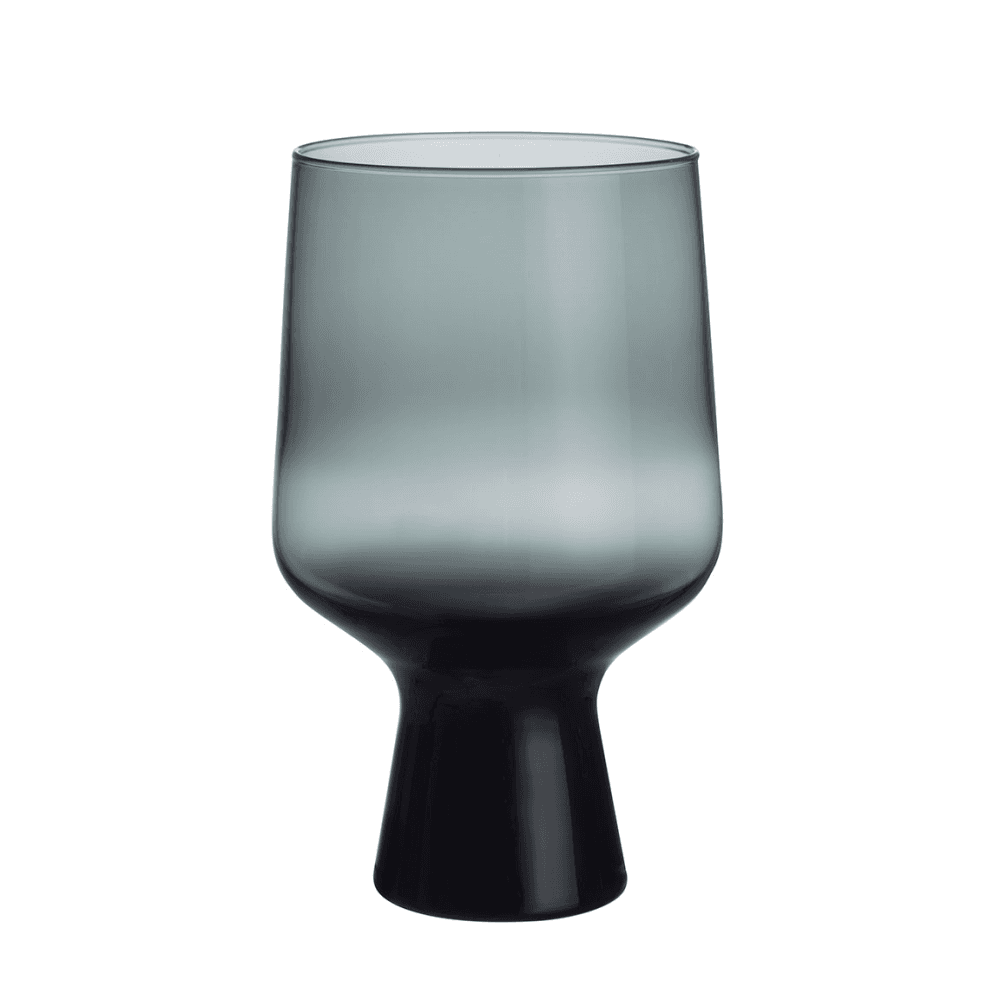 Solare Set of 2 Goblets, Dark Grey