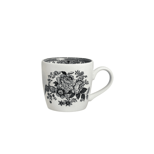 Image showing the Asiatic Pheasants Osbourne Mug, Black & White product.