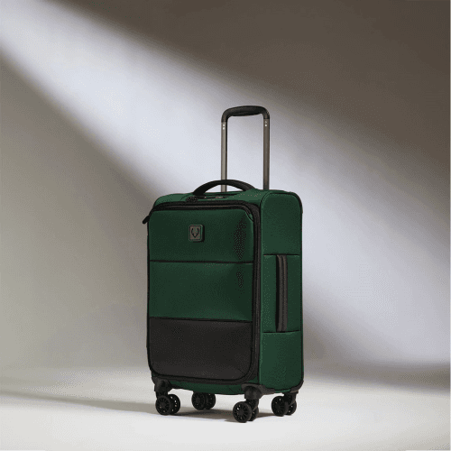 Image showing the Urban Soft Stripe Cabin Expandable Suitcase product.
