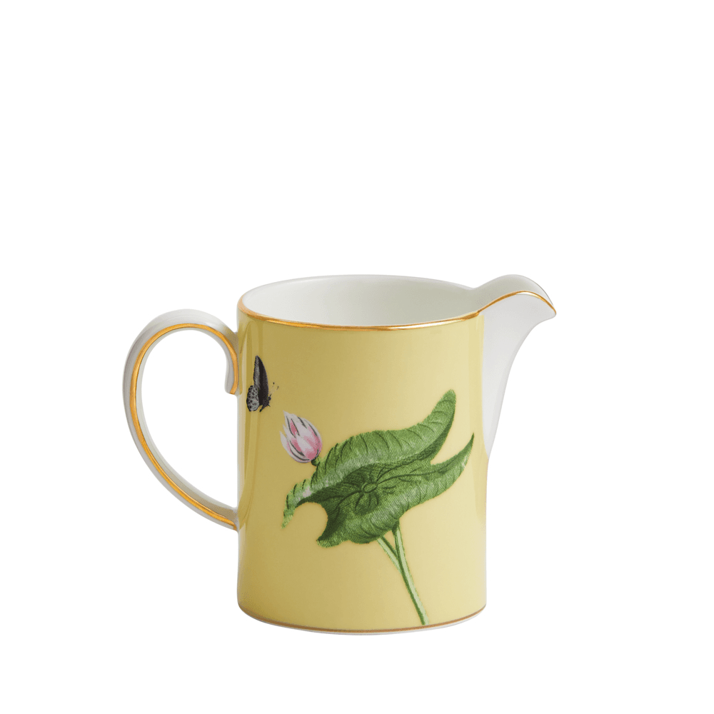 Wonderlust Waterlily Sugar & Creamer Set, Yellow/Floral